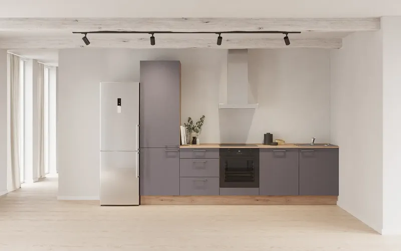 Kuechenhus24 Küchen-Zeile 300 cm mit E-Geräten Planung 12 0